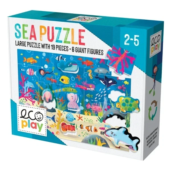 Headu Ecoplay Shaped Puzzle Sea - Shaped Puzzle Sea (2-5 years Old)