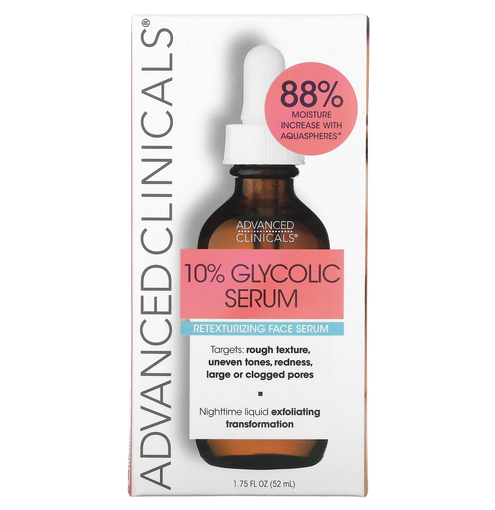 Advanced Clinicals 10% Glycolic Serum 52 ml