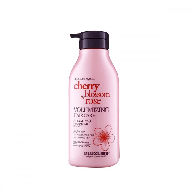 Luxliss Cherry Blossom Rose Volumizing Hair Care Shampoo 500 ml