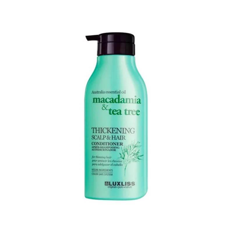 Luxliss Thickening Macadamia Tea Tree Thickening Scalp- Hair Conditioner 500 ml