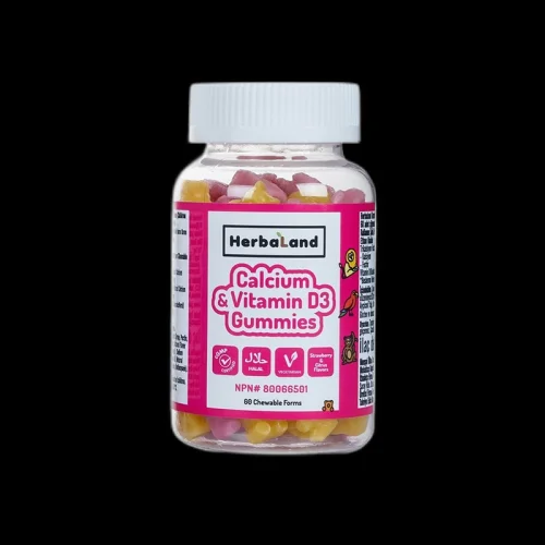 Herbaland Calcium & Vitamin D3 gummies 60 pcs