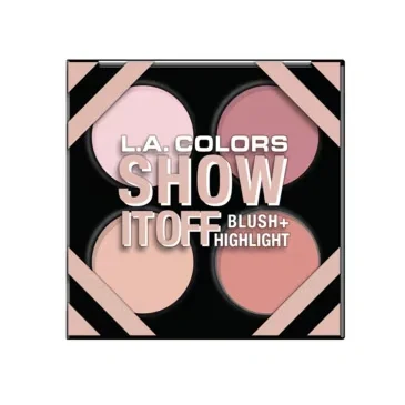 La Colors Show It Off Blush + Highlighter Palette