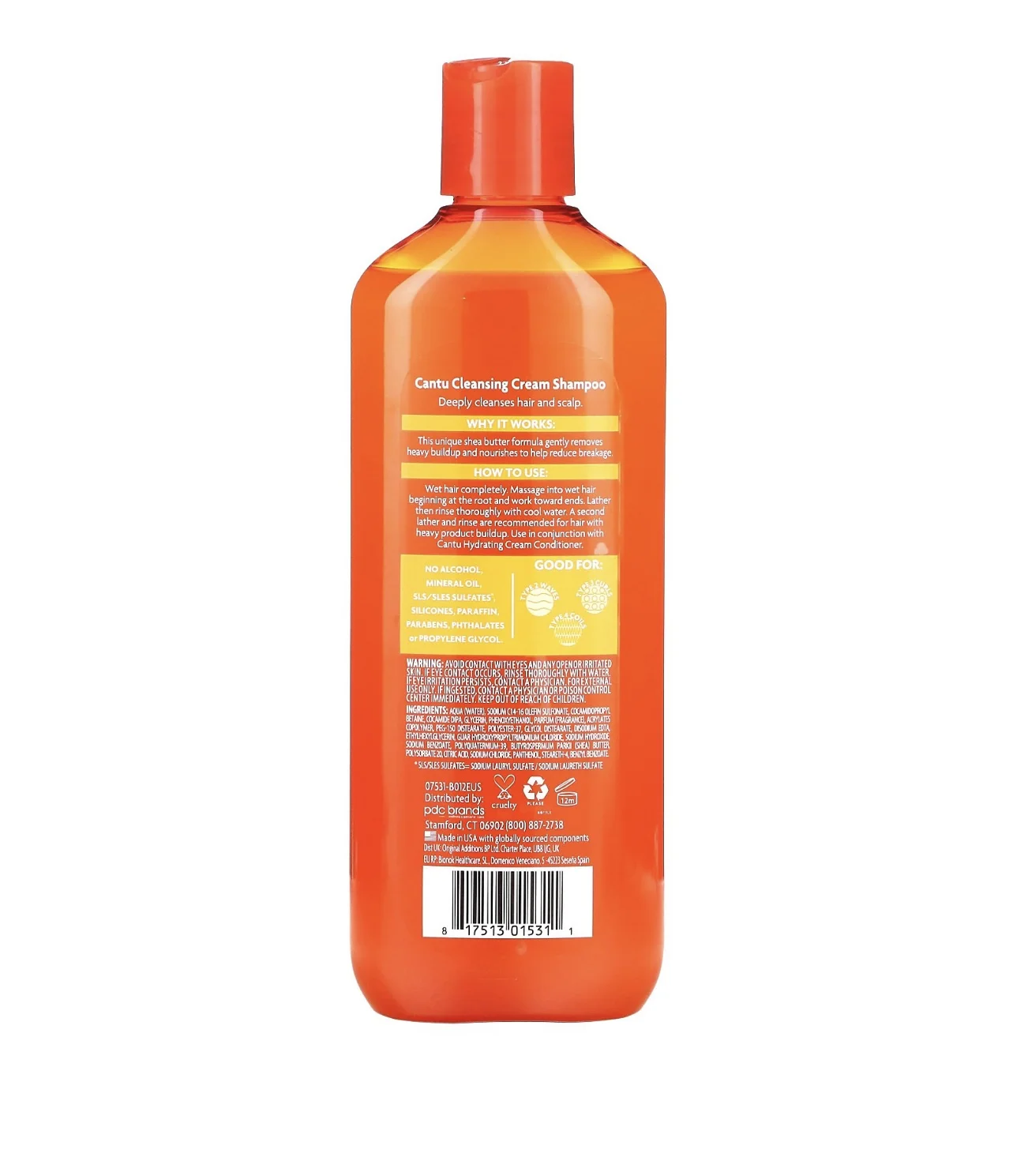 Cantu Shea Butter Sulfate-free Cleansing Cream Shampoo 400 ml