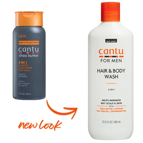 Cantu Shea Butter 3 in 1 shampoo Conditioner Body Wash 400 ml