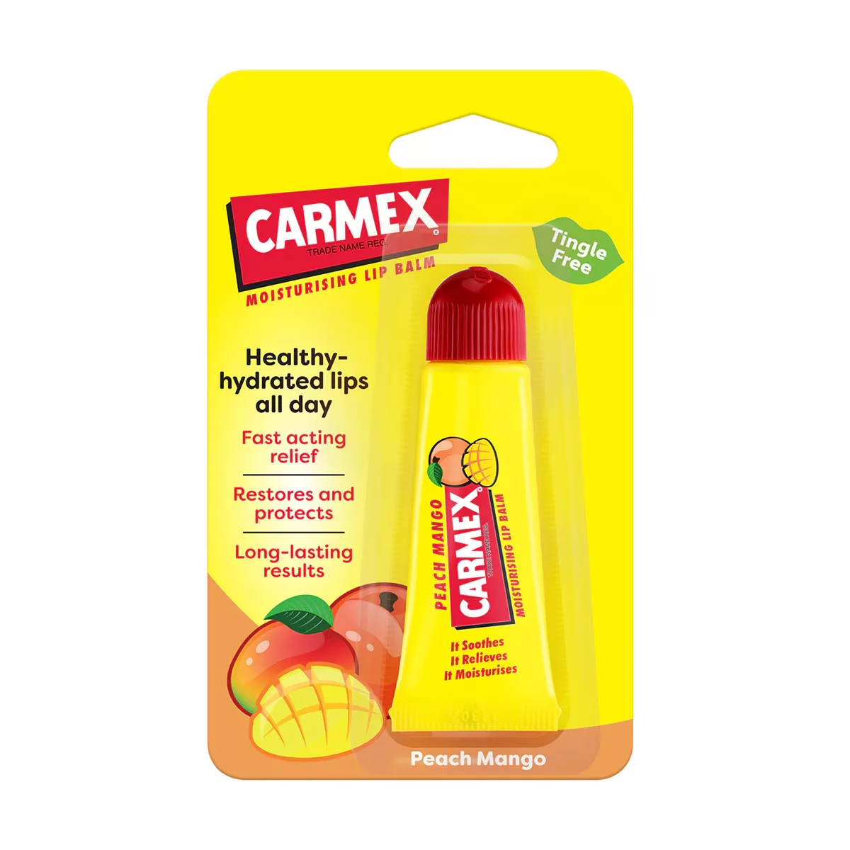 Carmex Stick Lip Balm Peach & Mango Spf15 10 g