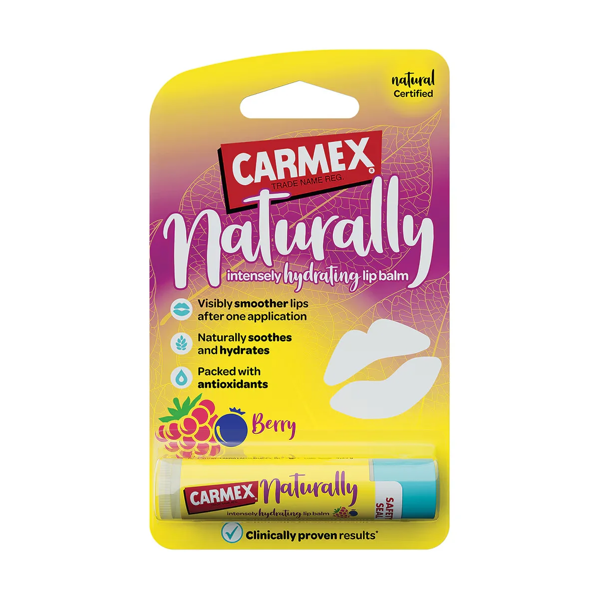 Бальзам для губ Carmex Naturally Стик Ягода 4,25 г