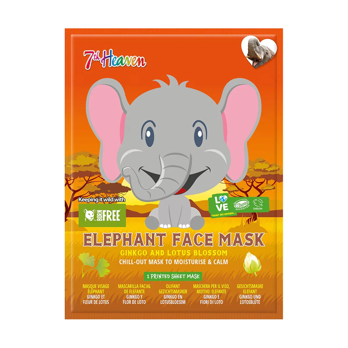 M.jeunesse Animal Face Mask Elephant