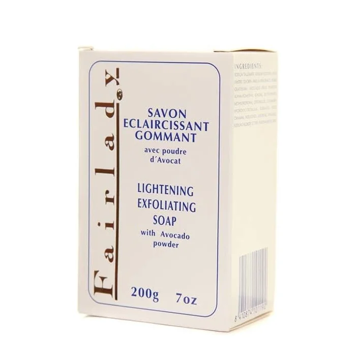 Exfoliating Brightening Soap with Avocado Seed Powder 200g - Fair Lady