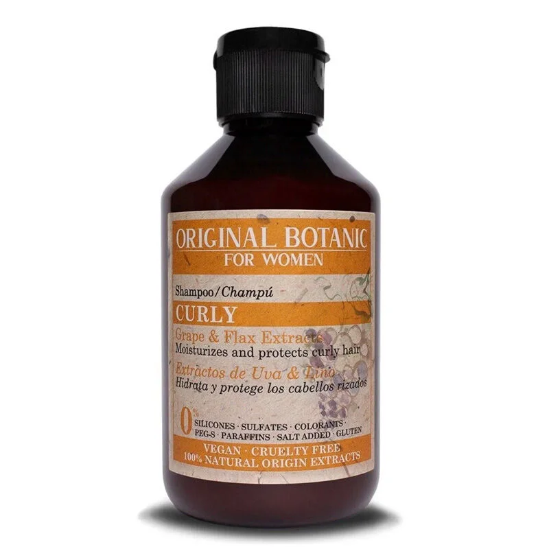 Original Botanic Curly Vegan Shampoo For Curly Hair Women 250 ml
