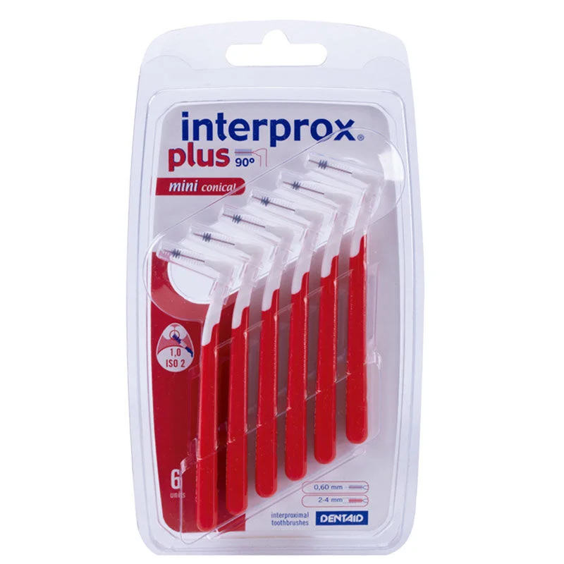 Dentaid Interprox Plus 2 g Miniconical Blister 6 pcs - Red - N5251021
