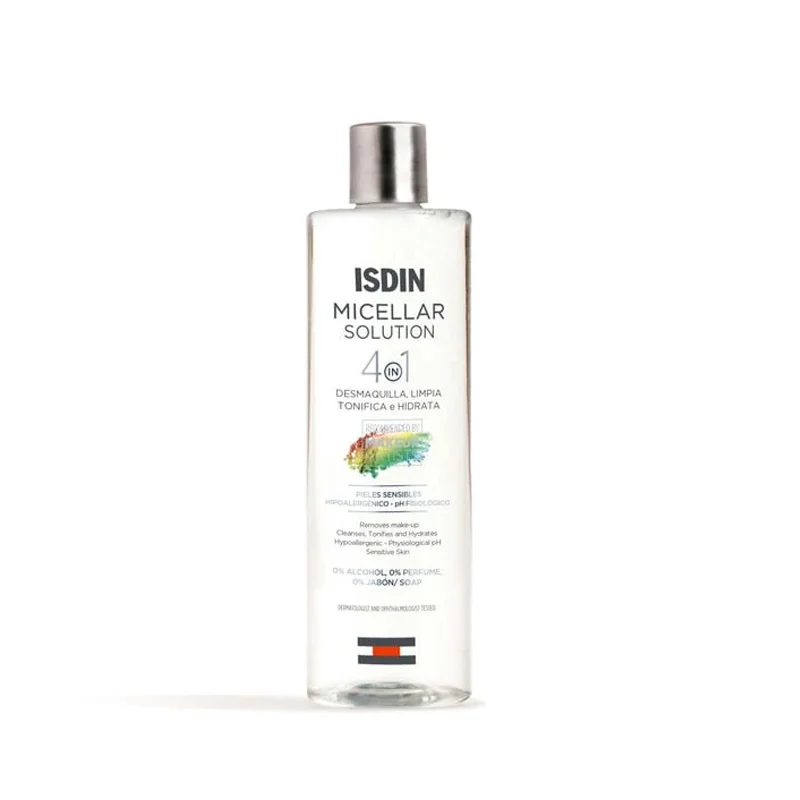Isdin Mizellen-Reinigungswasser Make-up Entferner für empfindliche Haut 400 ml