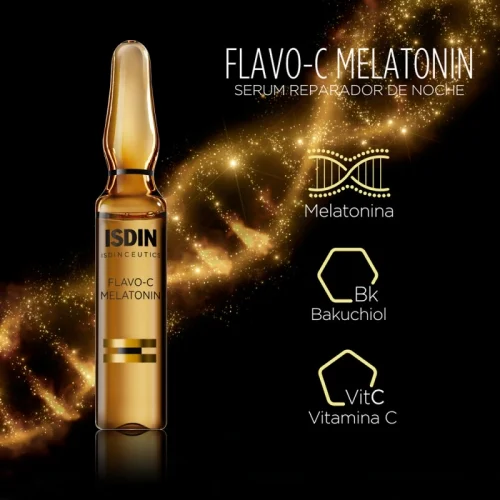Nacht Melatonin Reparaturserum 10 Ampullen von Isdin 2 ml