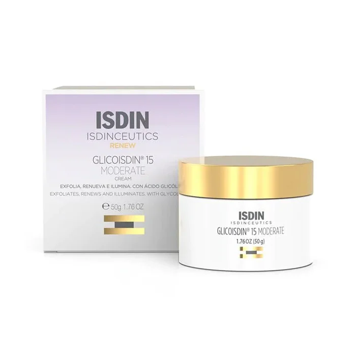 Moderate Glycoisadin Cream 15% Anti-Aging Cream by Isdin 50g