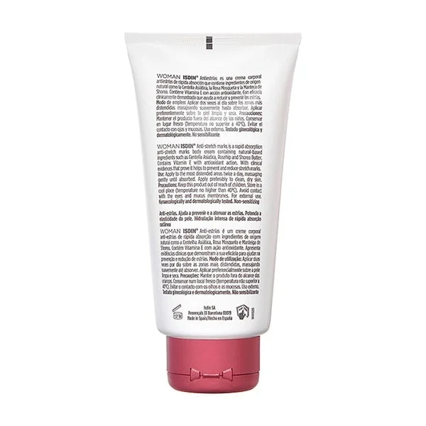 Stretch Mark Treatment Cream for Skin and Pregnancy by Isdin 250 ml