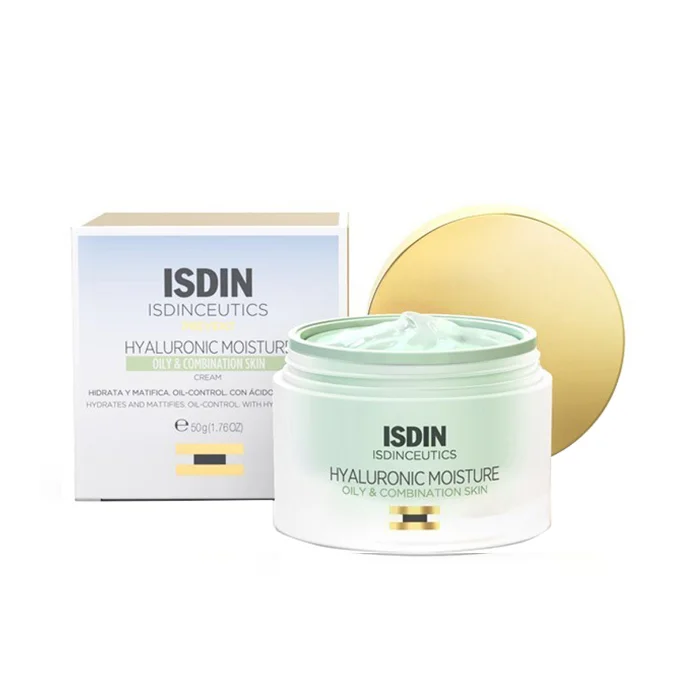 Isdin feuchtigkeitsspendende Hyaluronsäurecreme für fettige und Mischhaut 50g