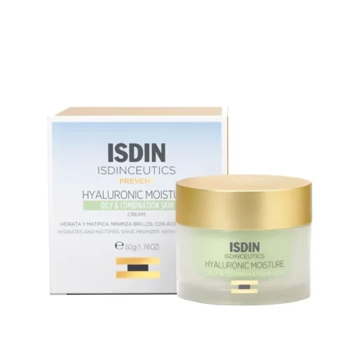 Isdin feuchtigkeitsspendende Hyaluronsäurecreme für fettige und Mischhaut 50g