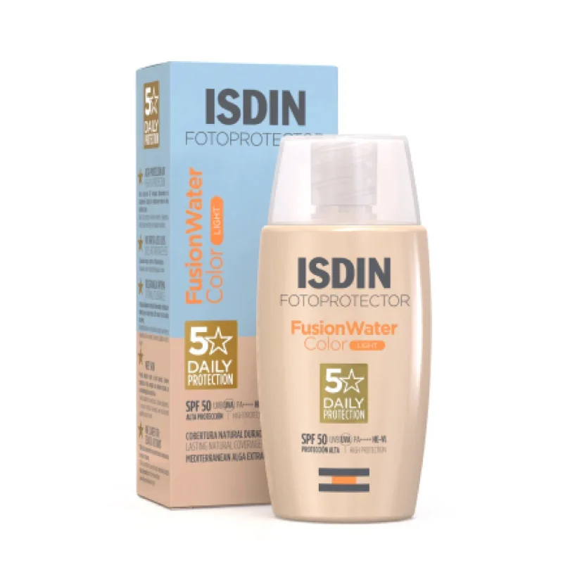 Isdin Fusion Water Color Light Sunscreen SPF 50 - 50 ml