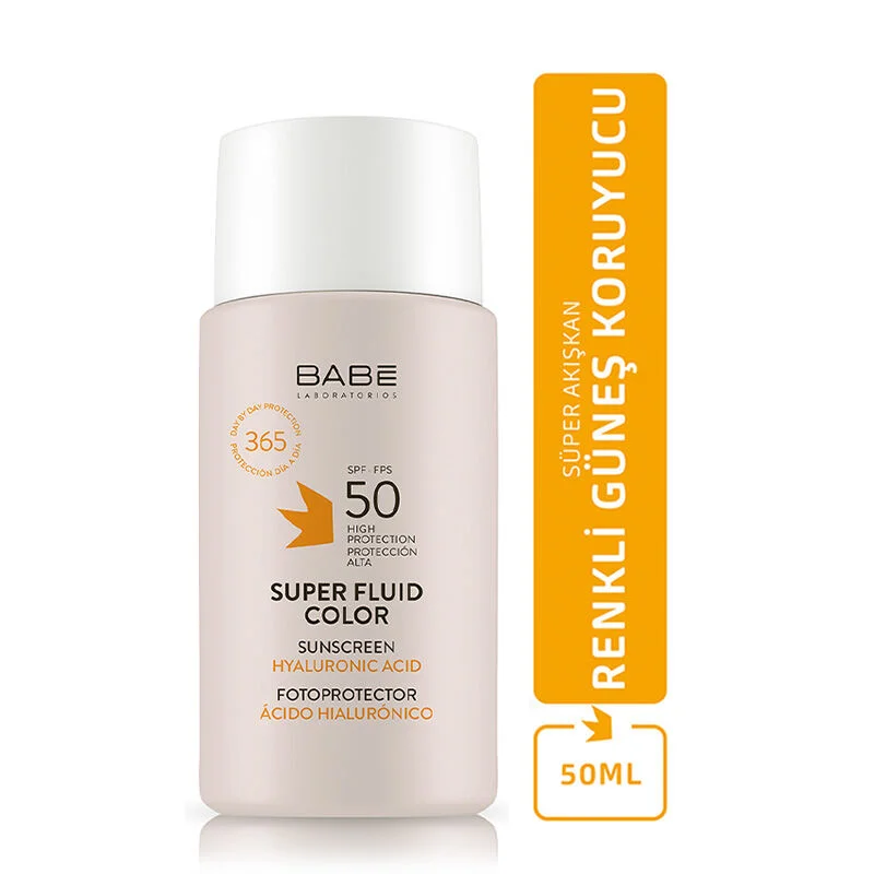 Солнцезащитный крем Babe Sun SPF 50 суперфлюид 50 мл - тональный