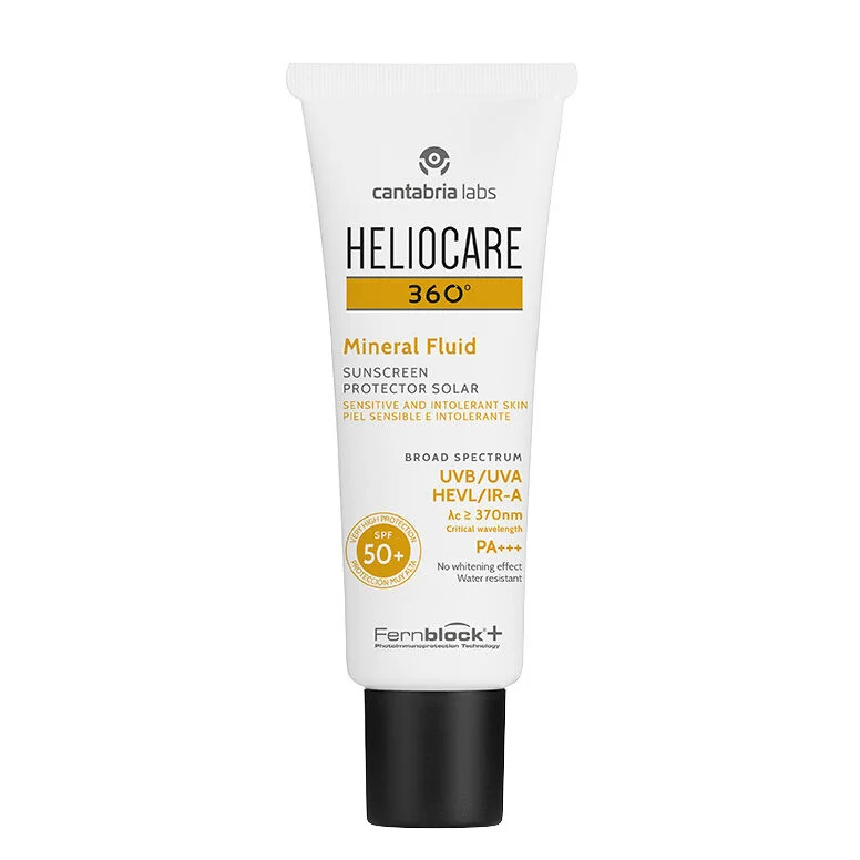 Heliocare 360 mineral Fluid Spf+50 sunscreen Cream 50 ml
