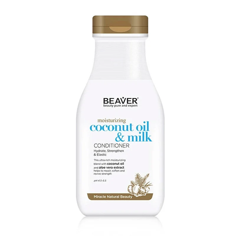 Beaver Coconut Oil Milk Moisturizing Hair Care Cream 350 ml