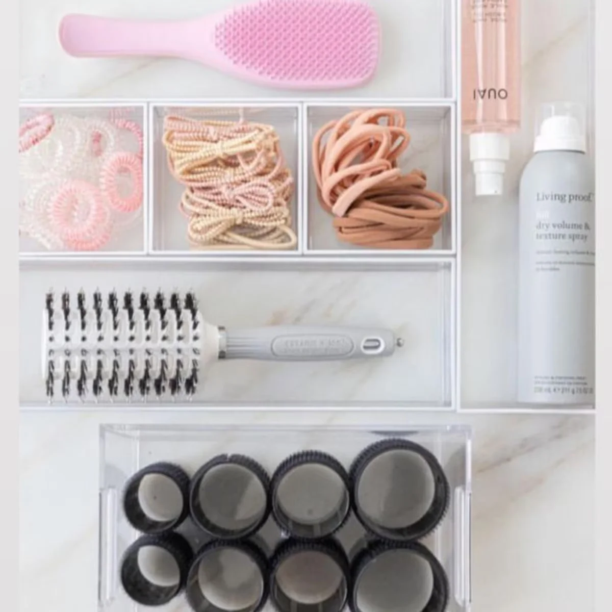 Esda 6-Piece Plastic Drawer Organizer Set with Various Sizes