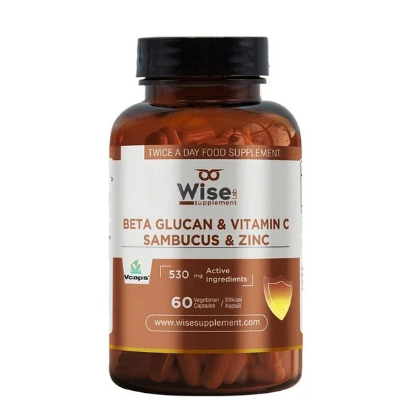 Wiselab Beta Glucan And Vitamin C 60 herbal Capsule