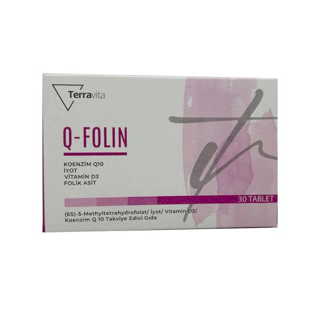 Q-Folin Coenzym Q10 Nahrungsergänzung - 30 Tabletten