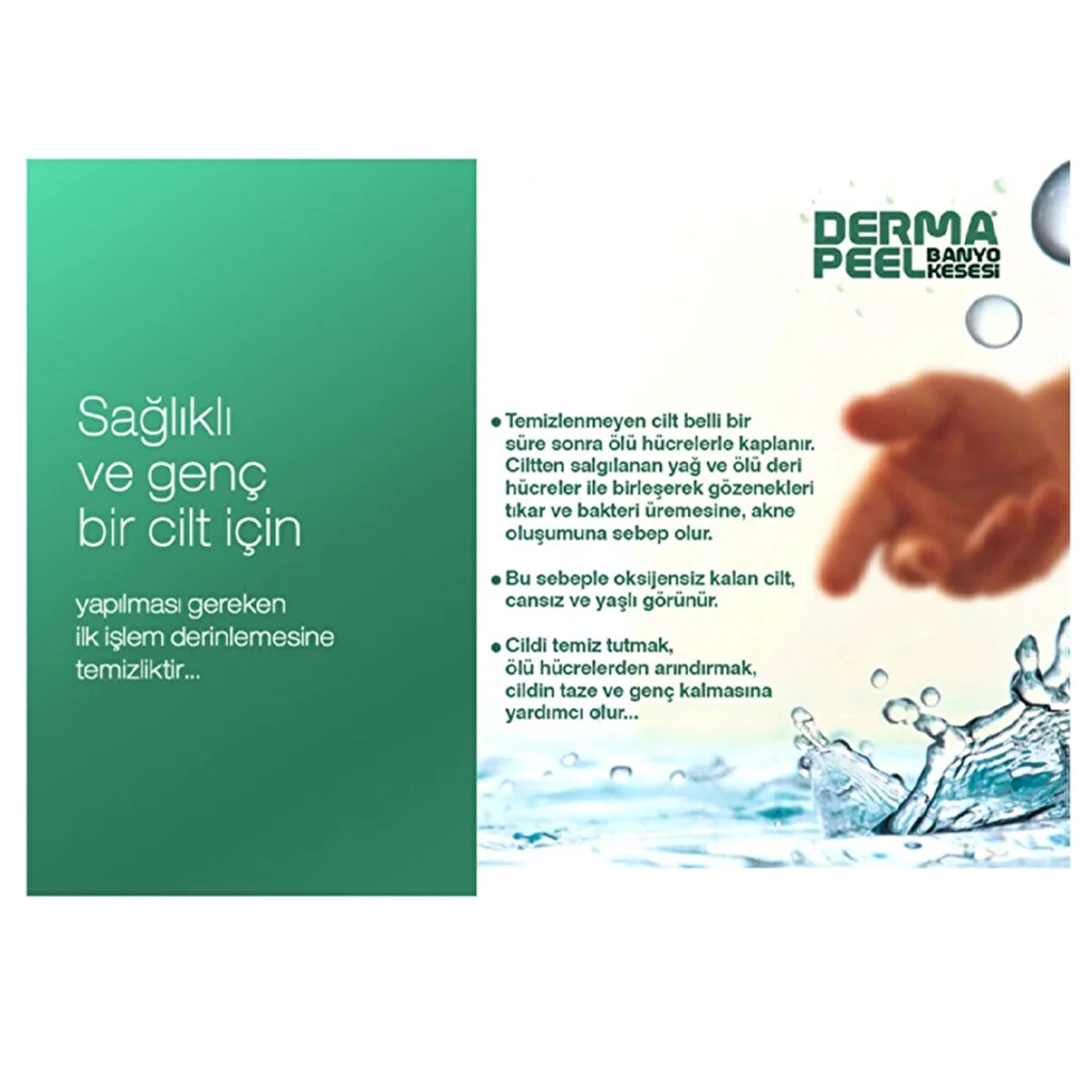Dermapeel Unisex Badehandschuh Medium