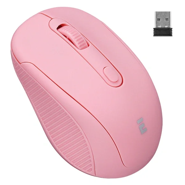 Everest Usb Rose Gold 4 d Optical Super Silent Alkaline Battery Wireless Mouse Sm-300
