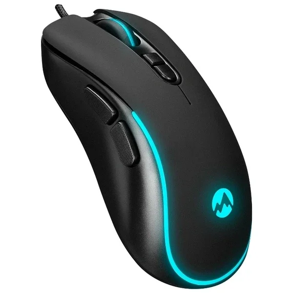 Everest Usb Black 7 d Optical 7200 dpi Led Illuminated Gaming Mouse Sm-g58 x-hammer