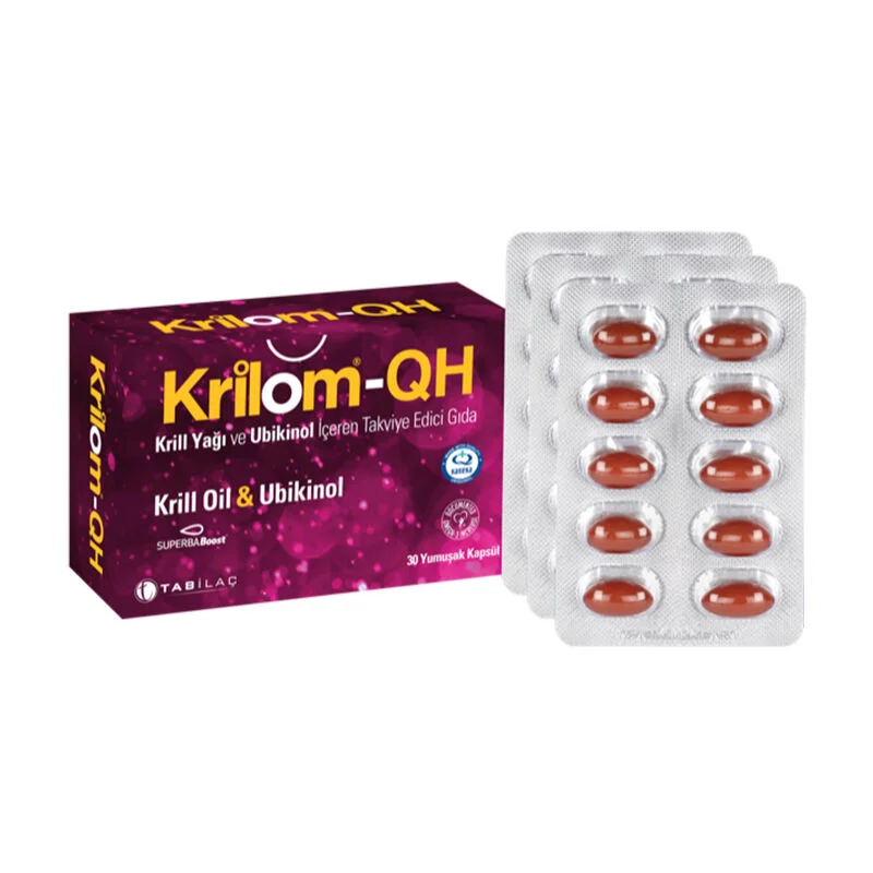 Krilom-qh Krill Oil &amp; Ubiquinol 30 soft Capsules