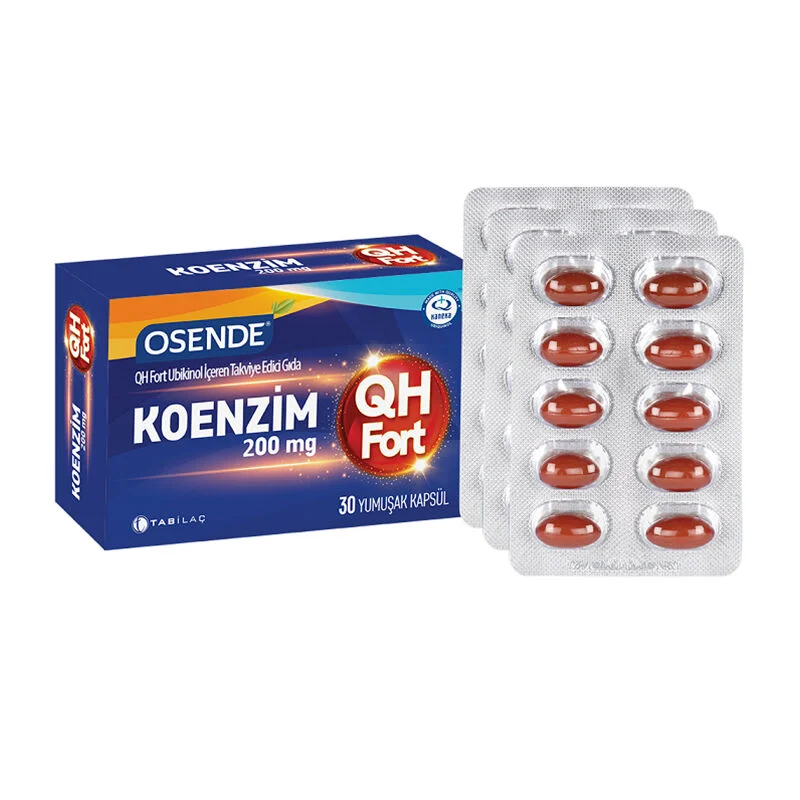 Osende Coenzym QH Fort 200 mg - Herz- &amp; Energiesupport-Kapseln