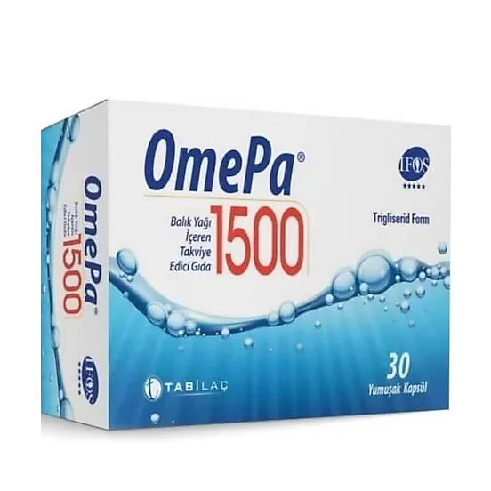 Omepa 1500 food Supplement Containing Fish Oil 30 soft Capsules
