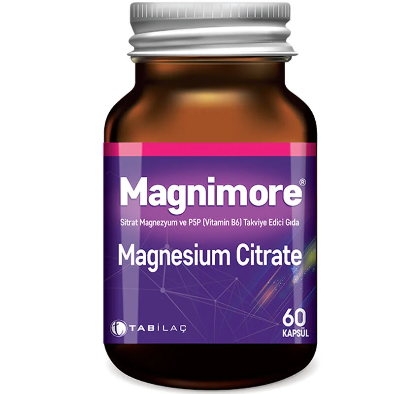 Magnimore Magnesium Citrate And P5 p (vitamin B6) 60 capsules