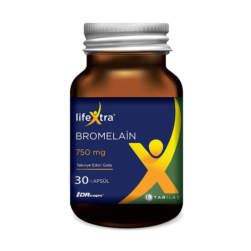 LifeXtra Bromelain 30 Kapseln - Unterstützung der Verdauung und Entzündungen