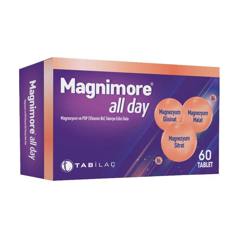 Magnimore Magnesium + P5P (Vitamin B6) 60 Tabletten