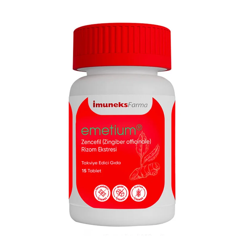 Imuneks Emetium Ingwer Tabletten - Immunsupport, 15 Stück
