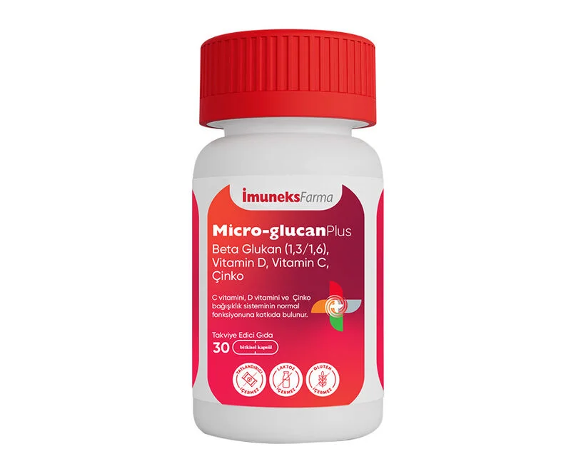 Imuneks Farma Micro-Glucan Plus - Immununterstützung Kapseln 30 Stück