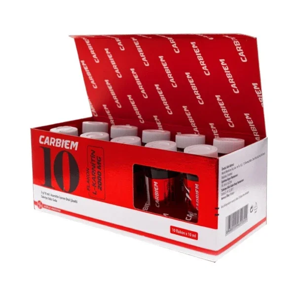 Carbiem l-carnitine 2000 mg Food Supplement 10 vials