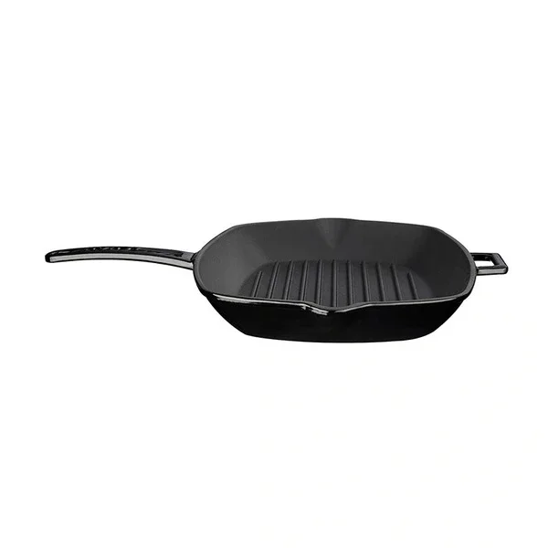 Lava Black Rectangular Grill Pan 26 x 32 cm