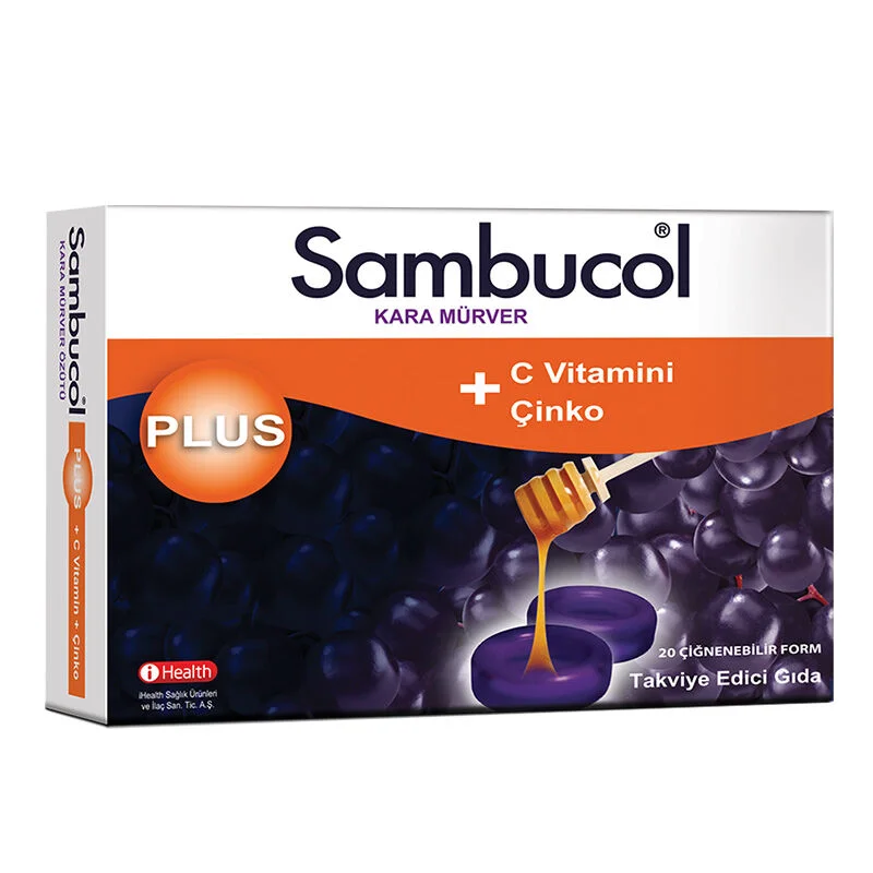 Sambucol Plus Black Elderberry Extract 20 lozenges
