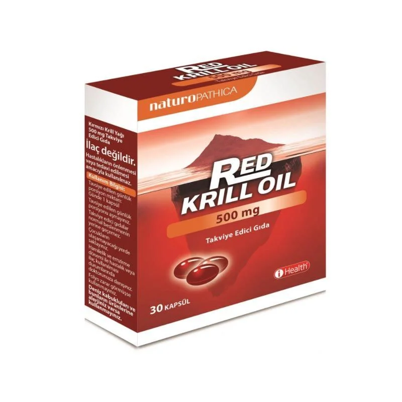 Ihealth Red Krill Oil 500 mg 30 capsules
