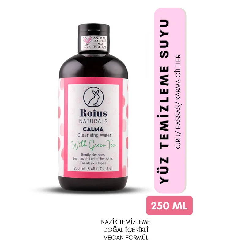 Roius Naturals CALMA Grüner Tee Reinigungswasser 250 ml
