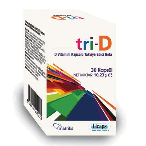 Matriks Tri-d Vitamin D 30 capsules