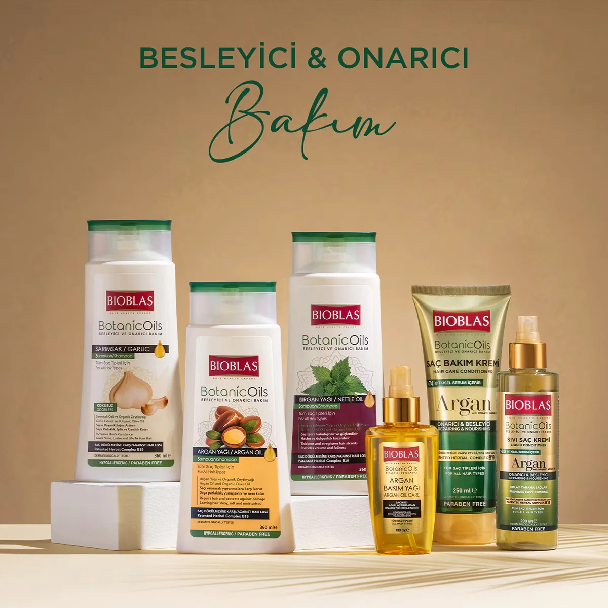 Bioblas Duftfreies Knoblauch Shampoo für Alle Haartypen 360ml