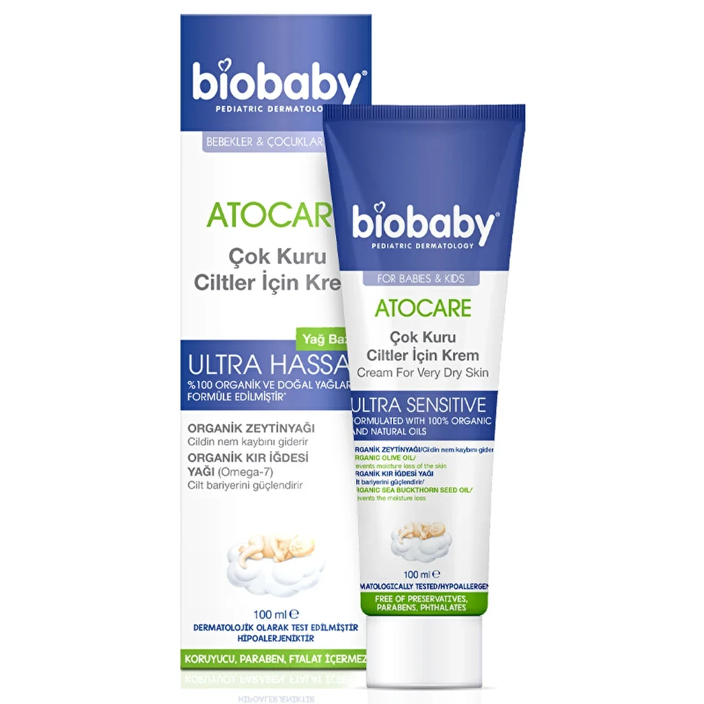 Biobaby Cream For Dry And Very Dry Skin 100 ml