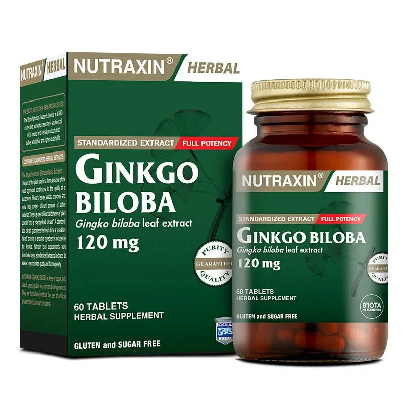 Nutraxin Ginkgo Biloba+ 120 mg 60 capsules