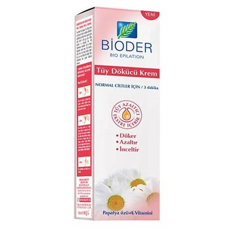 Bioder Haarentfernungscreme für normale Haut – 100ml