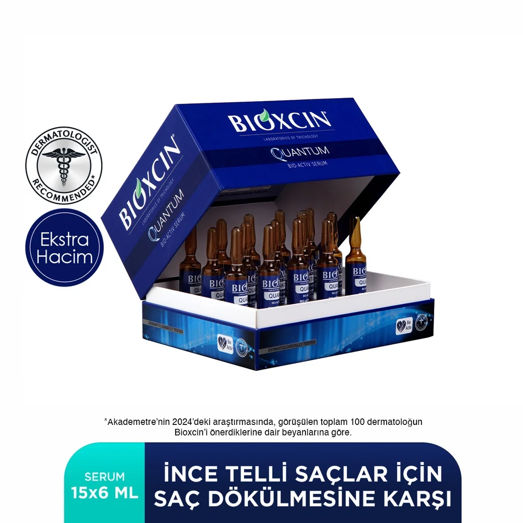 Bioxcin Quantum Anti Hair Loss Serum Ampoules 15 x6 ml