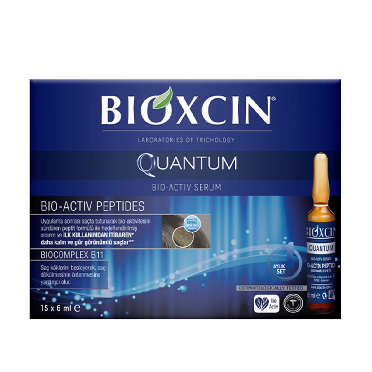 Bioxcin Quantum Anti Hair Loss Serum Ampoules 15 x6 ml